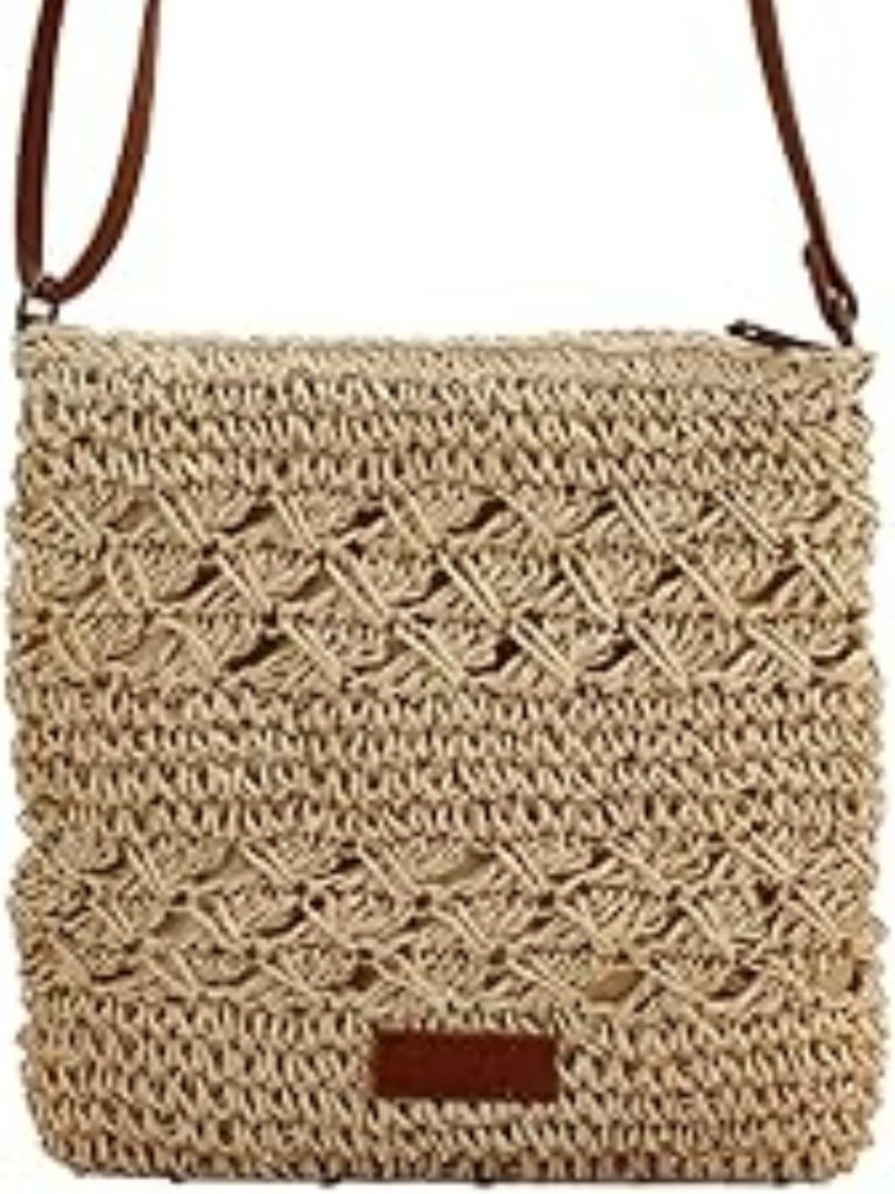 New Straw Crossbody Bags for Women Summer Beach Shoulder Purse Boho Vacation